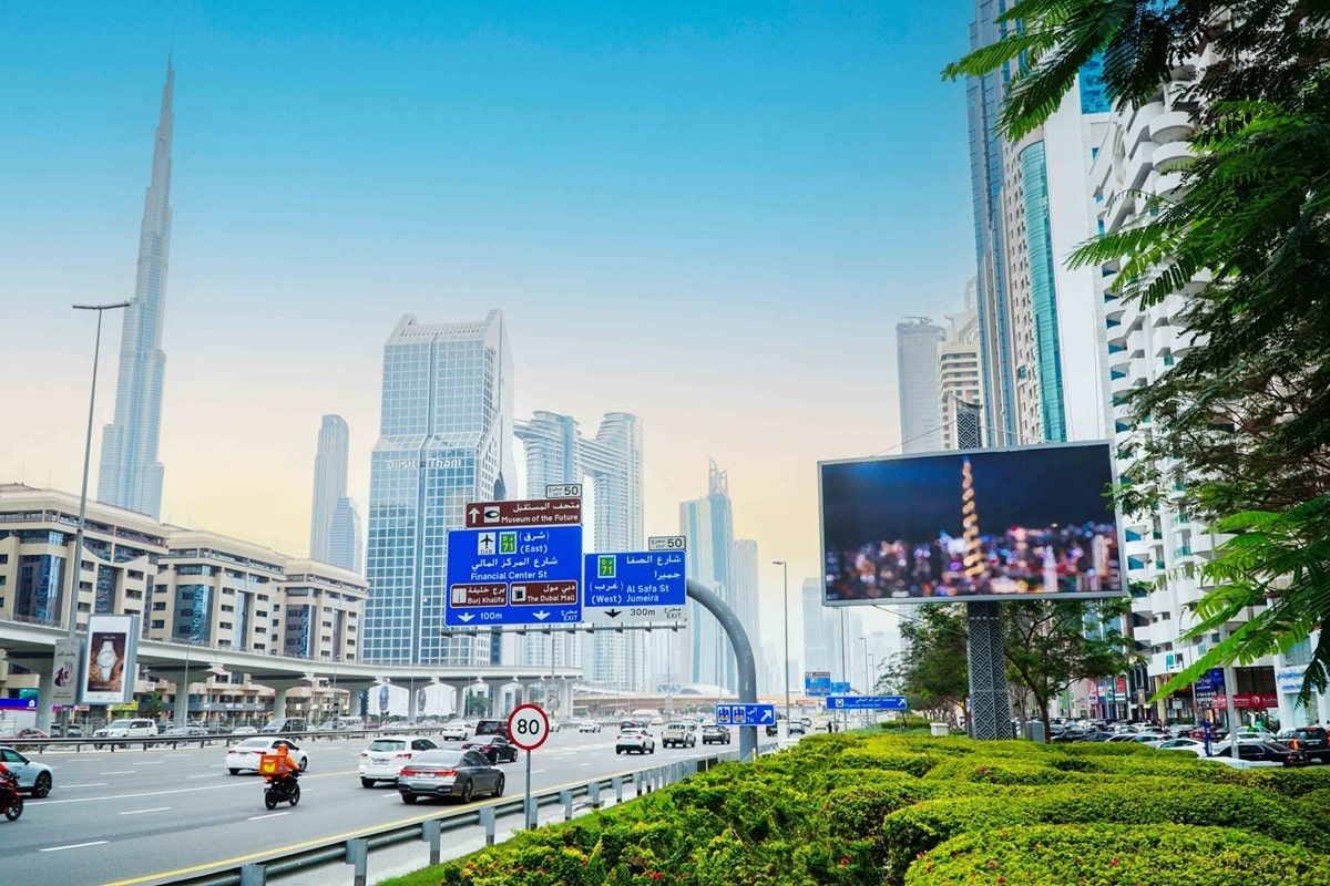 Dubai outdoor advertising