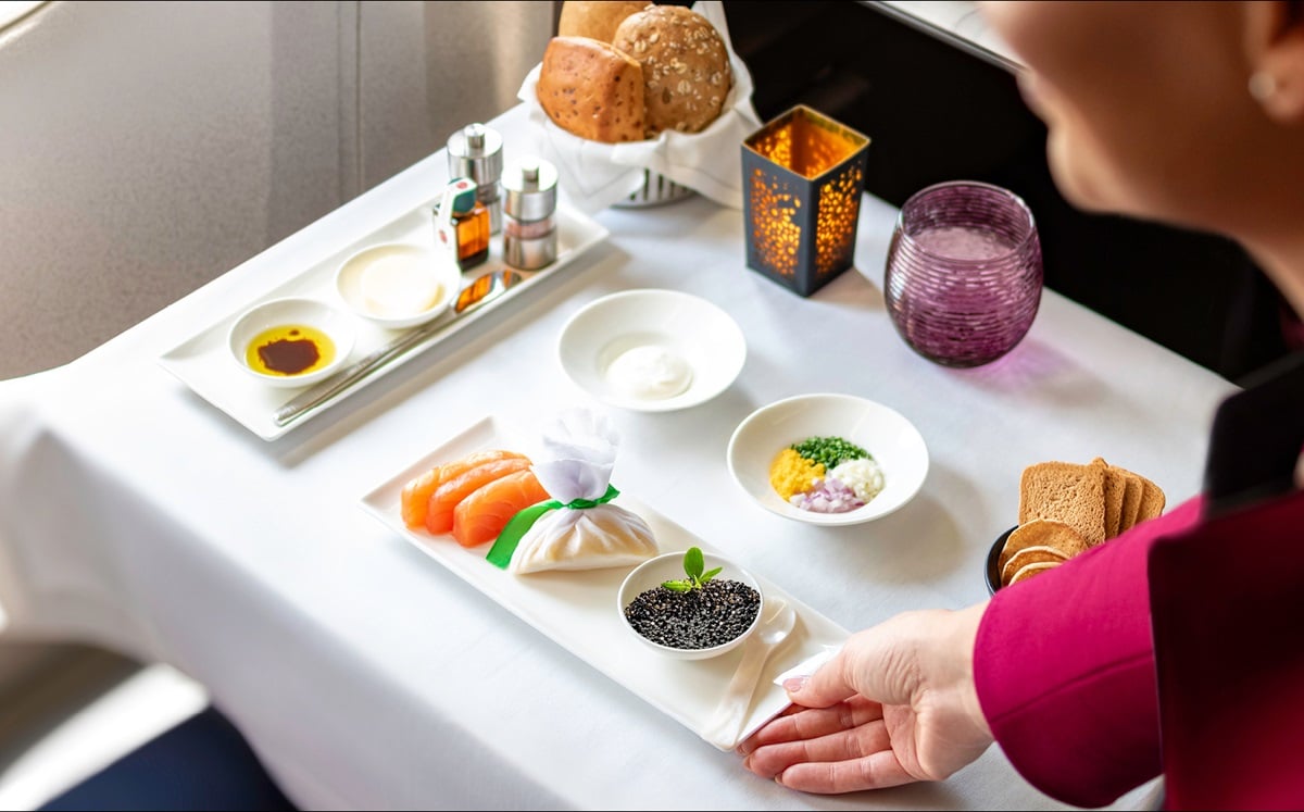 Qatar Airways Caviar