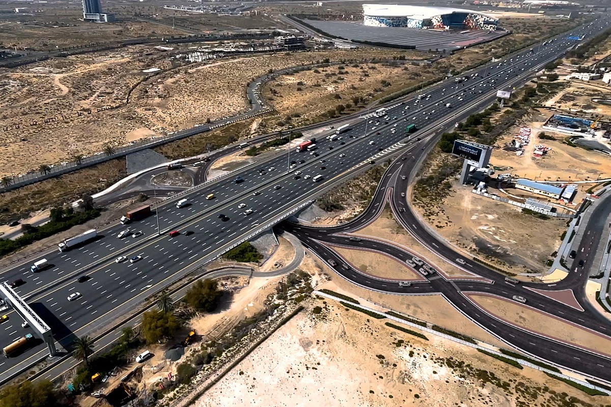 dubai traffic improvements