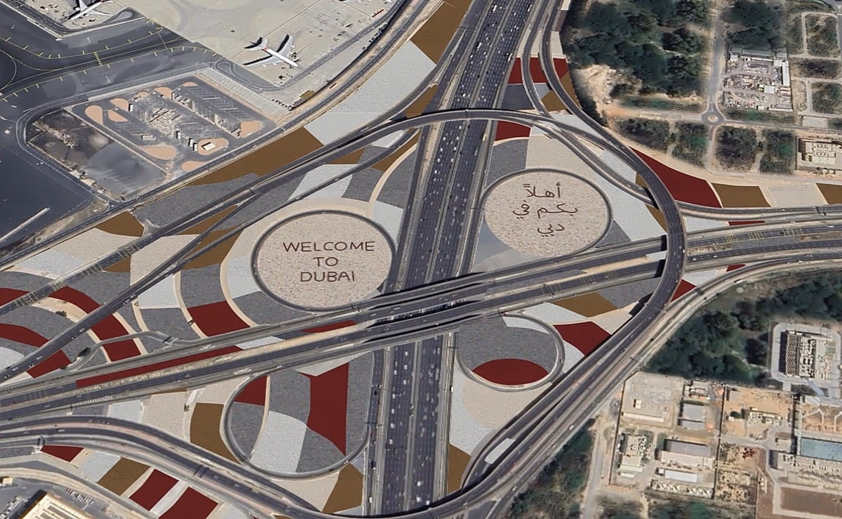 Massive $7m ‘Welcome to Dubai’ sign visible from planes entering city ...