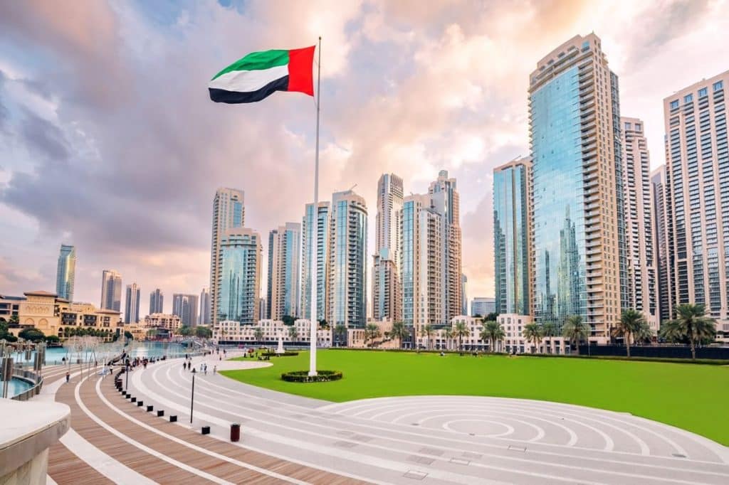 UAE flag economy