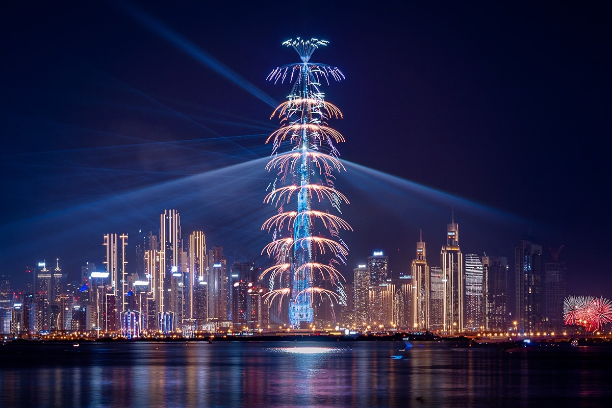 Emaar Burj Khalifa New Year 2025 Firework