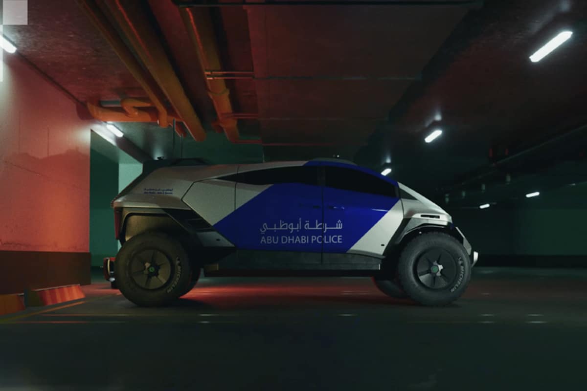 Abu Dhabi Police autonomous patrol vehicle