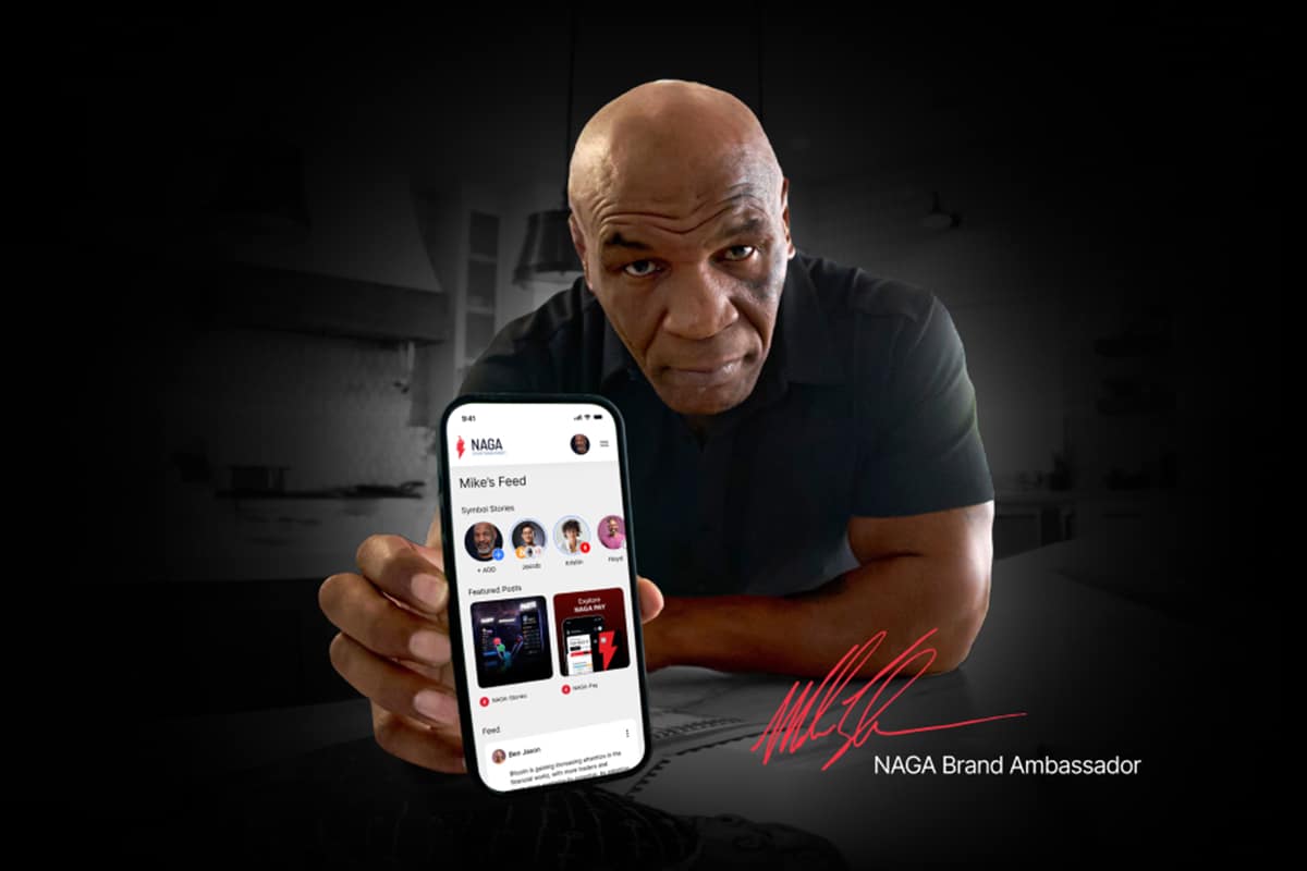 NAGA Partners with Mike Tyson to Run Campaign for New App