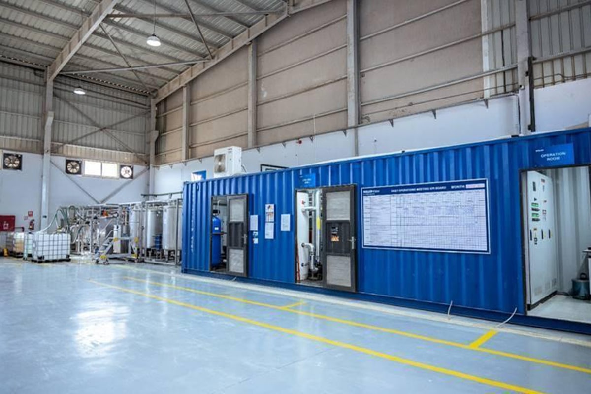 Ecolab modular manufacturing facility in Egypt