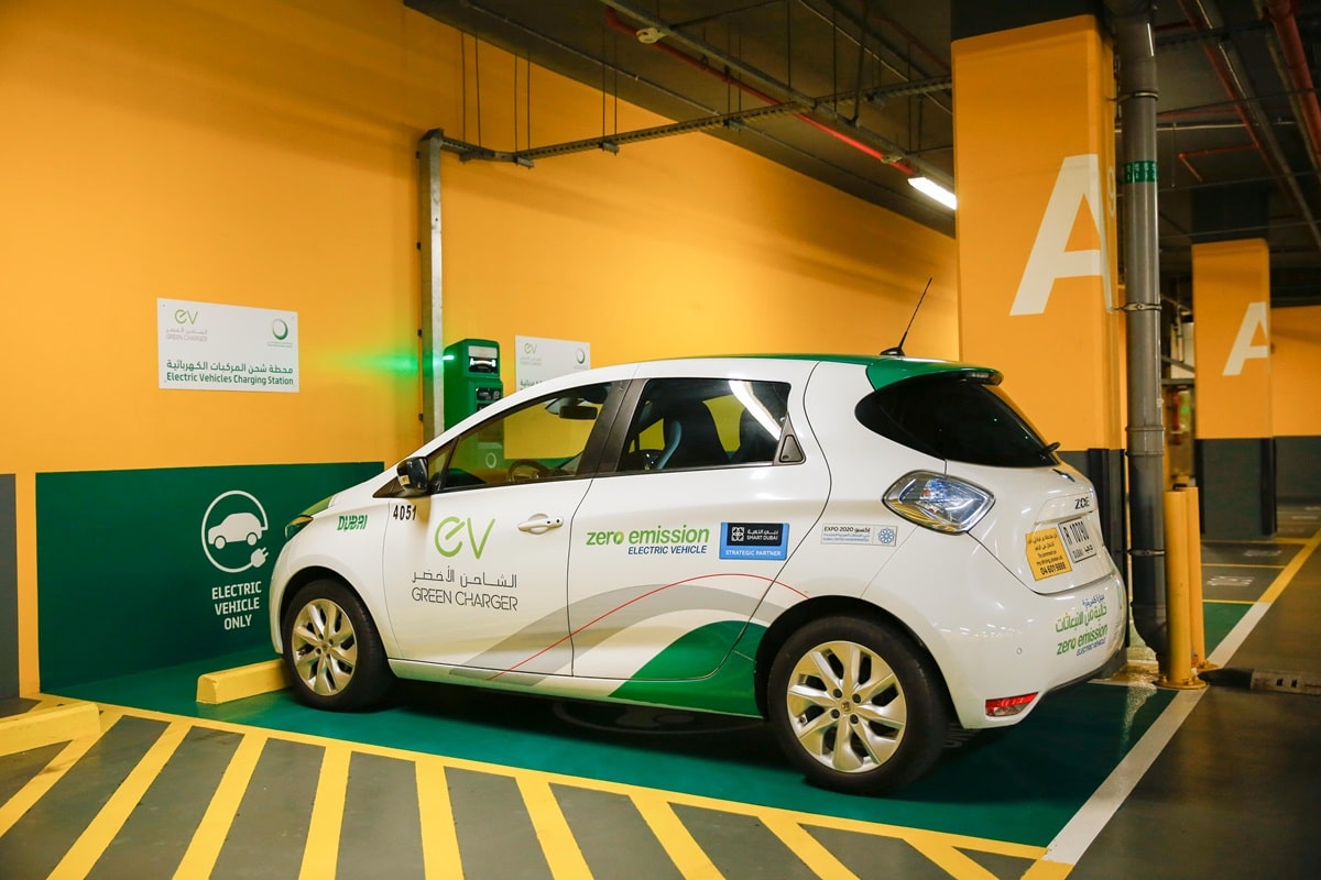 EV chargers Dubai Dewa