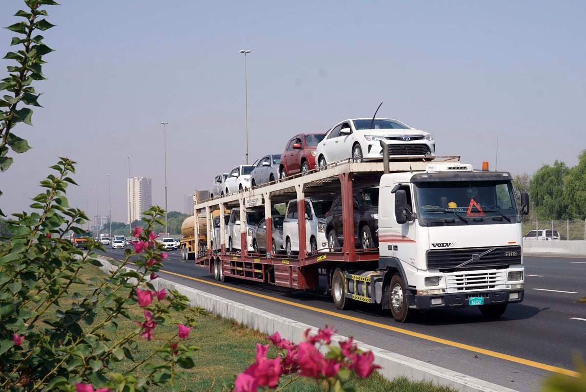 Dubai Sharjah Emirates Road truck ban