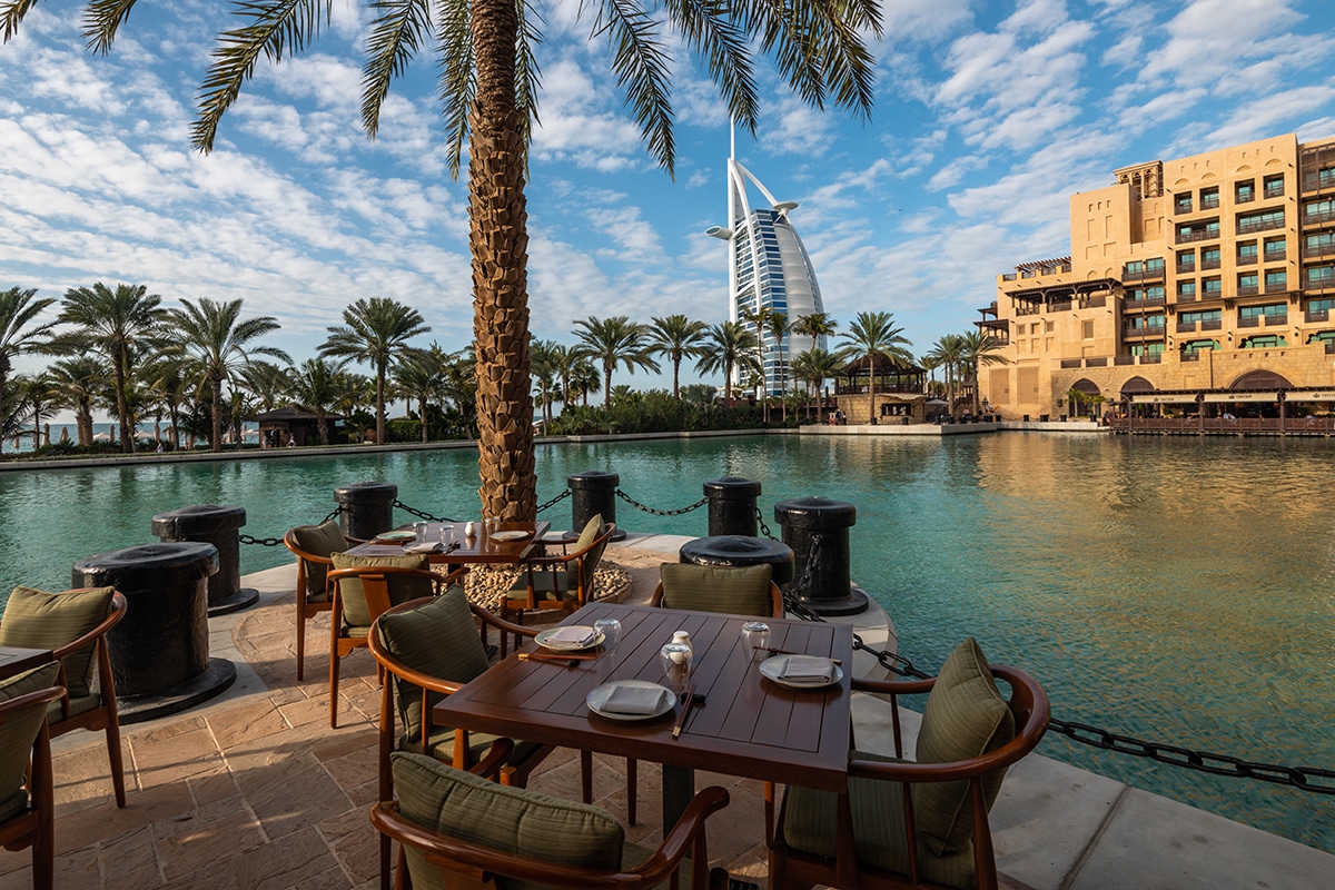 Restaurant on Burj Al Arab in Dubai