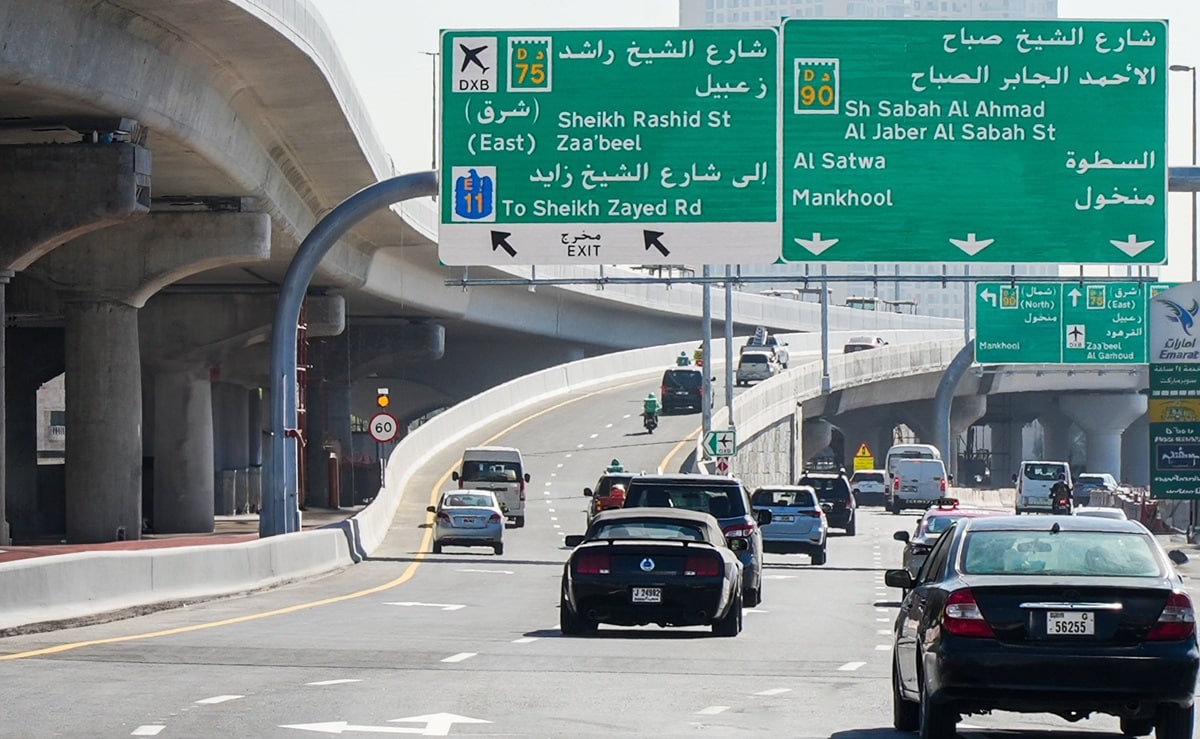 Dubai Sheikh Rashid Road bridge