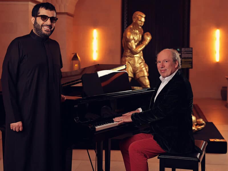 Turki Al Sheikh and Hans Zimmer