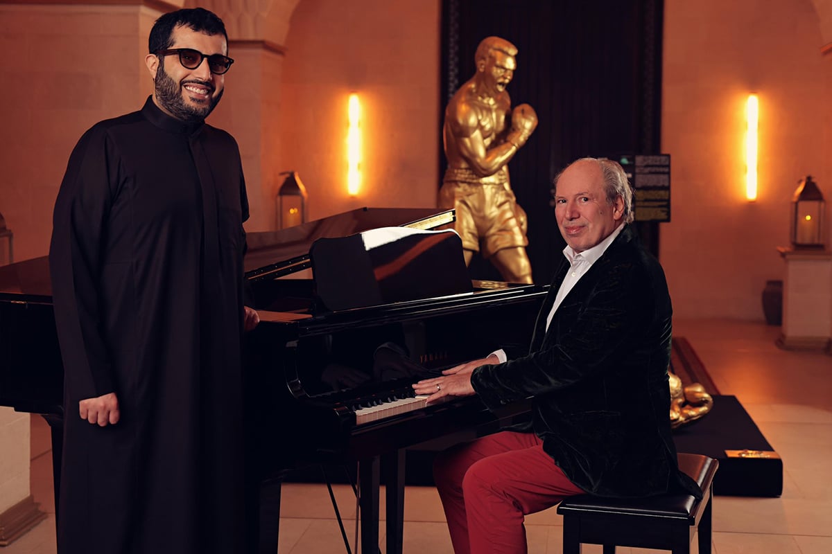 Turki Al Sheikh and Hans Zimmer