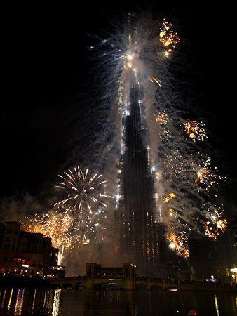 Burj Khalifa fireworks - Arabianbusiness