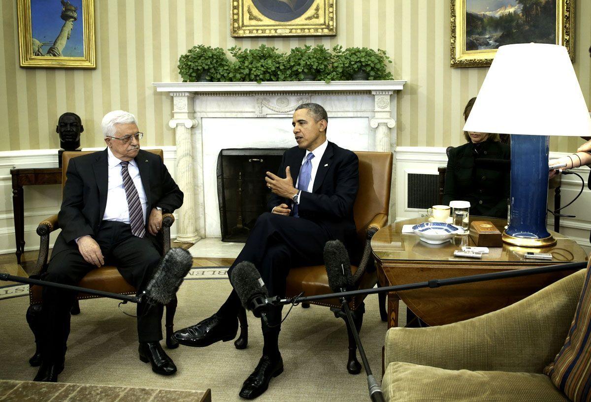 Obama meets Abbas at White House - Arabianbusiness