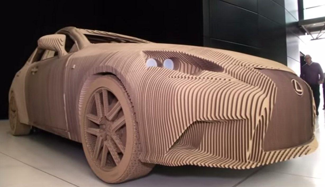 Lexus builds origami-inspired cardboard car - Cars & Boats ...