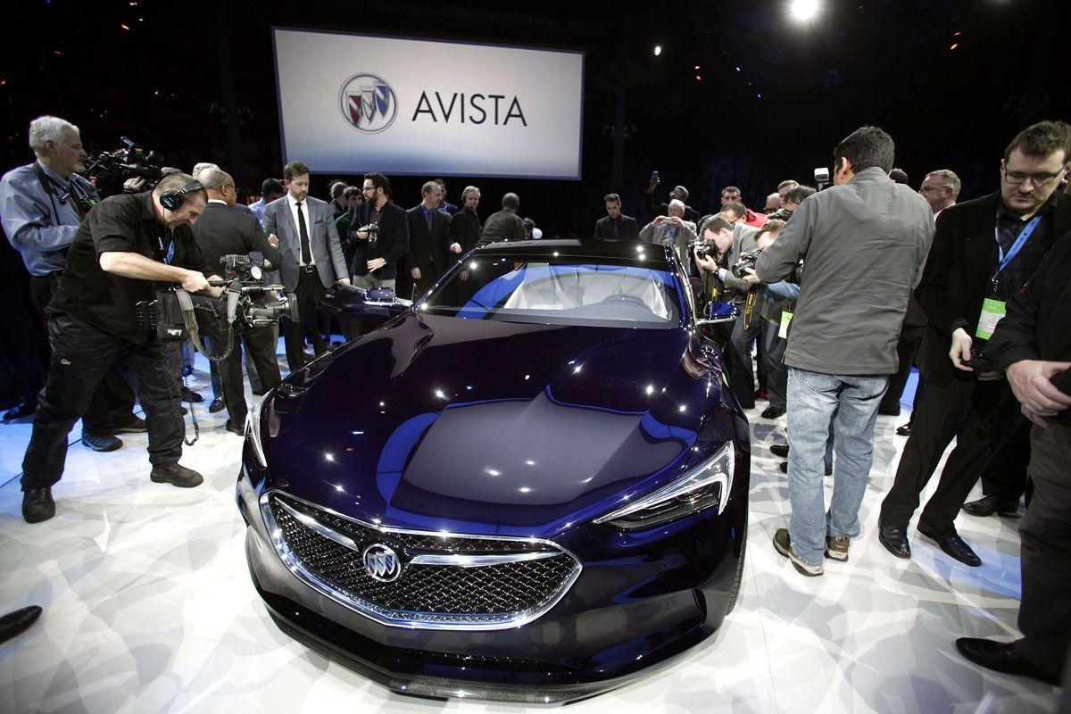 2016 n. Buick Avista - Детройт. North American International auto show. NAIAS, North American International auto show. NAIAS.