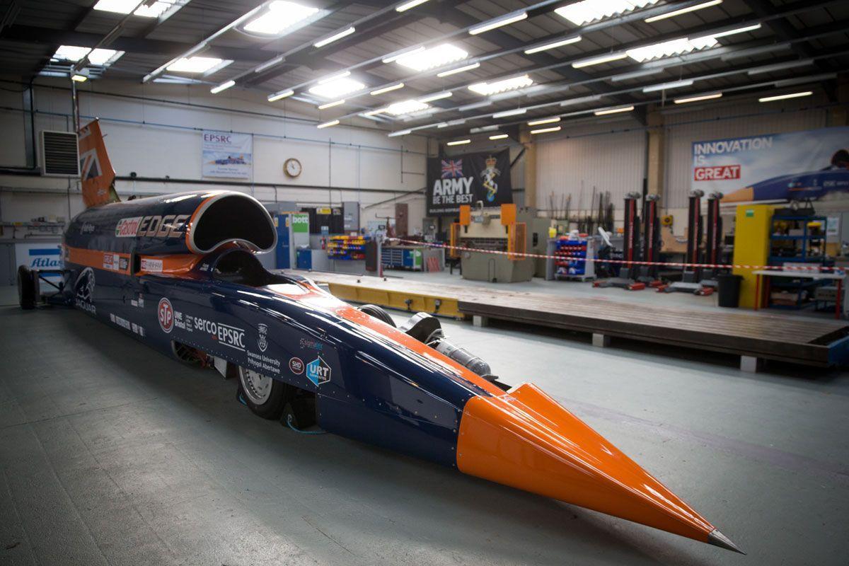 In pics Bloodhound SSC Land Speed Record Car Arabianbusiness