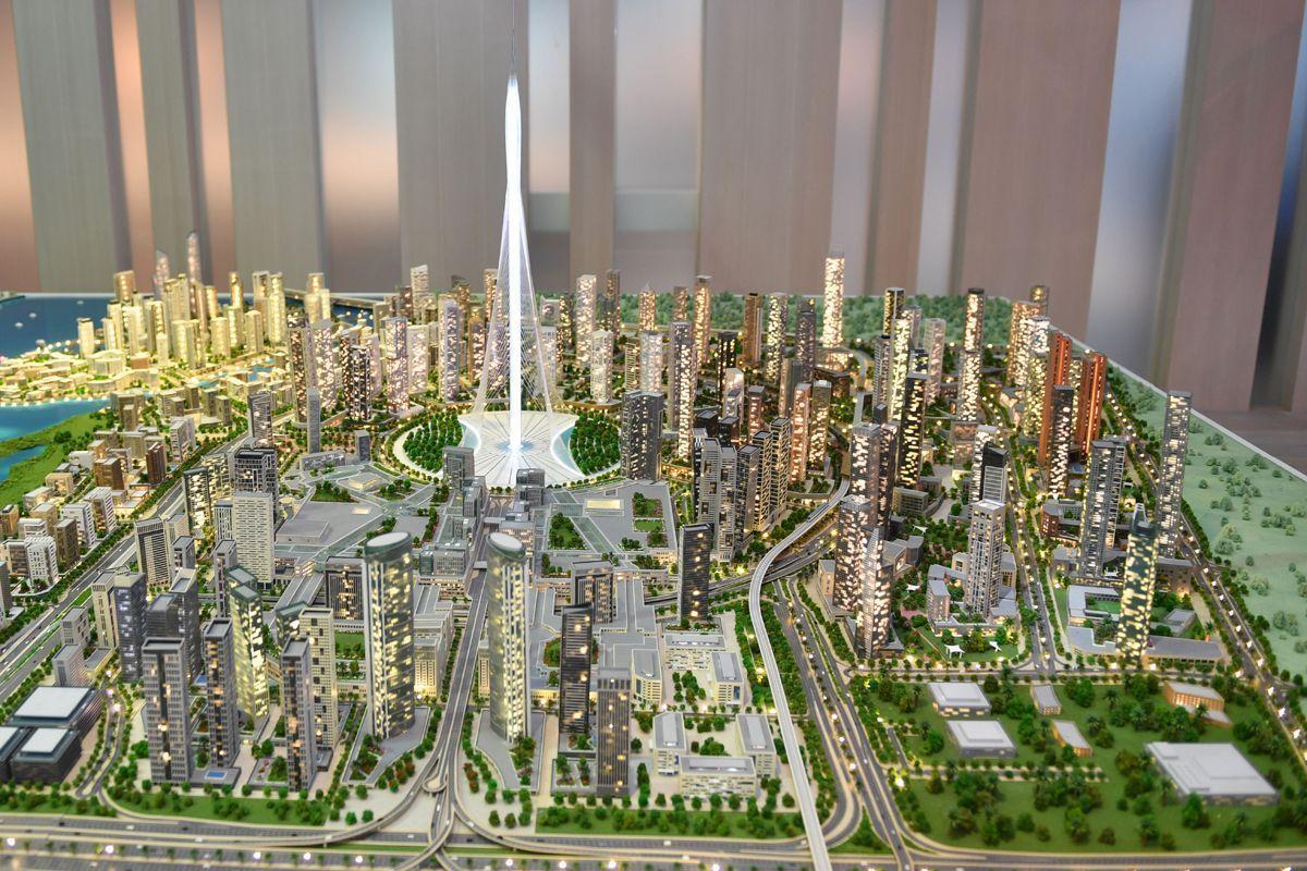 Макеты зданий Дубая