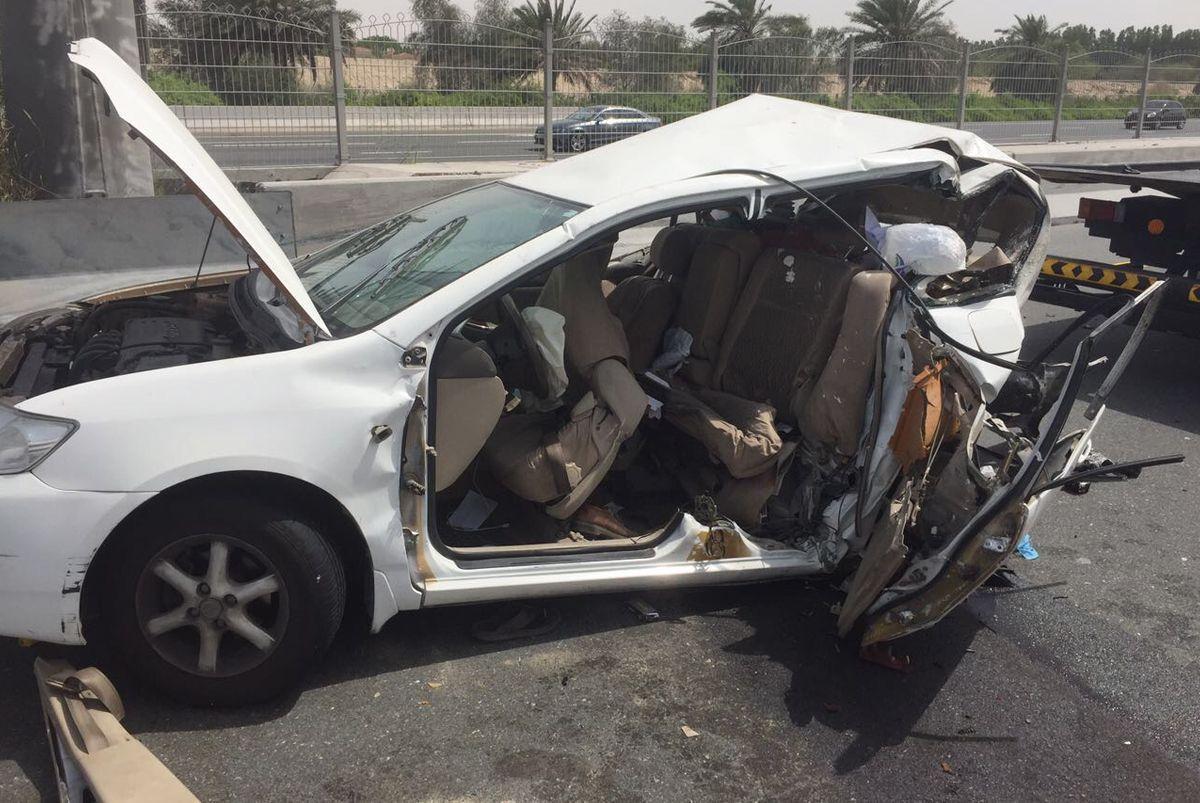 Two killed, six injured in four separate road accidents in Dubai