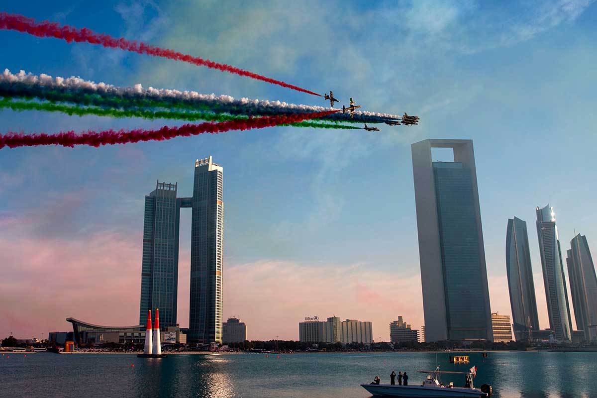 In pictures Amazing aerobatics at Red Bull Air Race in Abu Dhabi skies