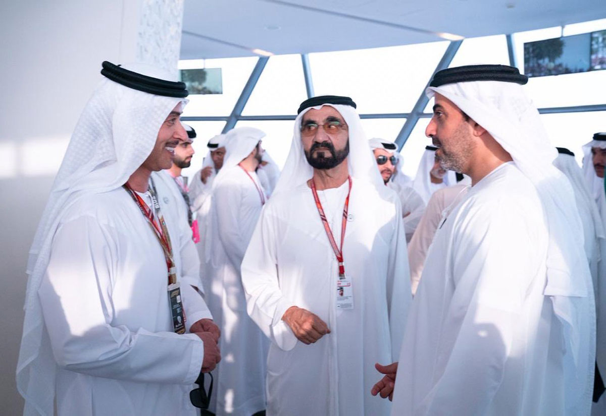 In pictures UAE leaders attend the Formula 1 Grand Prix in Abu Dhabi