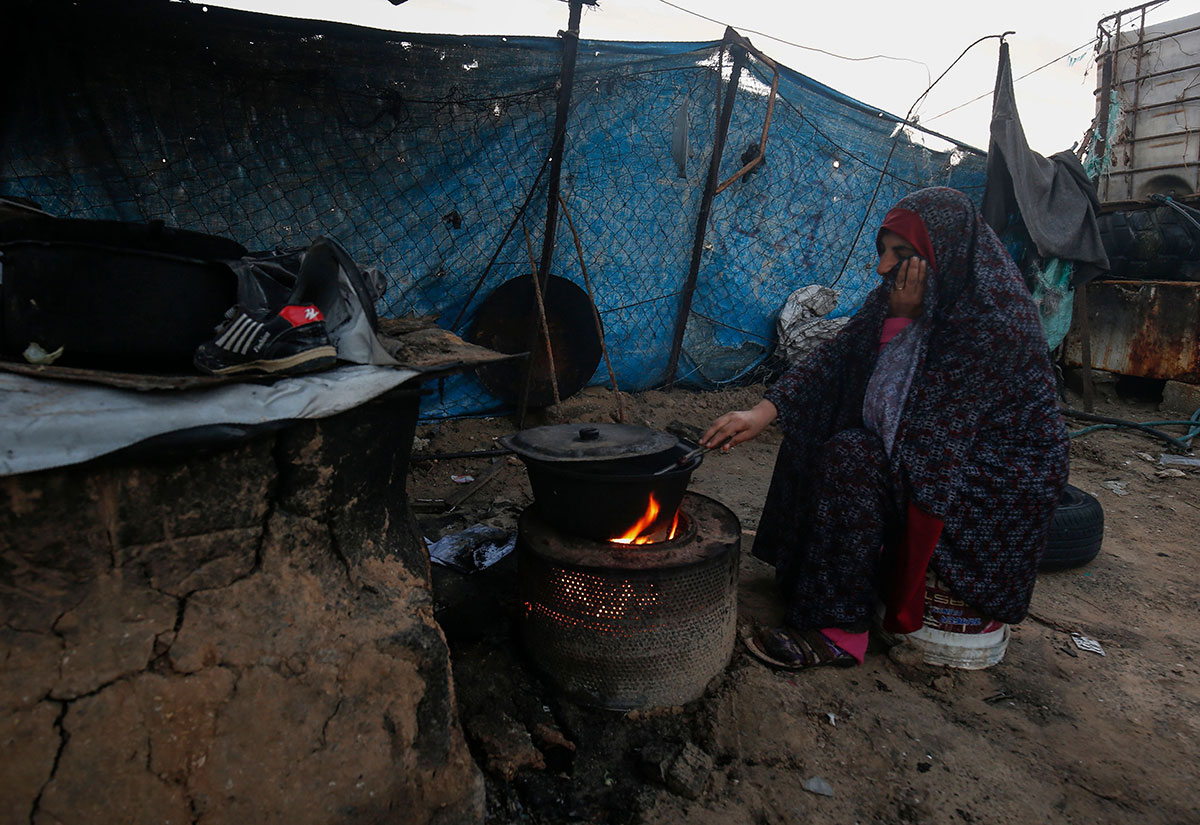 In pictures Daily life in the Gaza Strip refugee camp Khan Younis